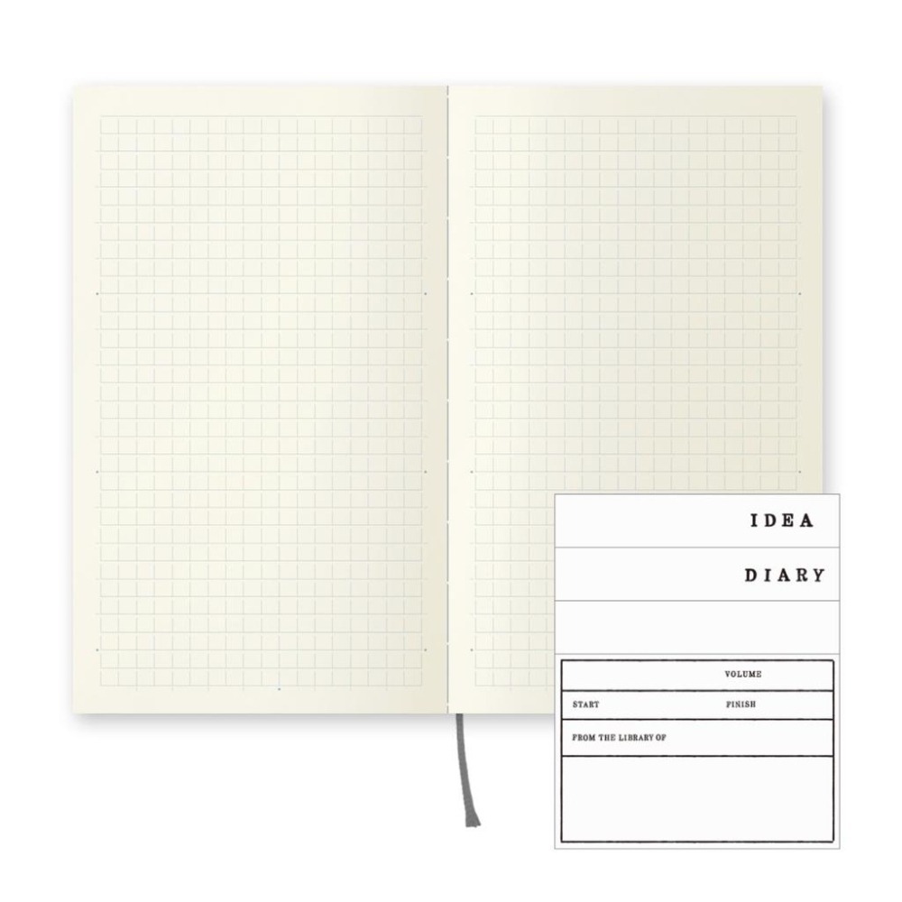 MIDORI MD Notebook 筆記本 新書尺寸 「空白/方格/橫線」『無罫/方眼罫/横罫』【立夏手帳生活】-細節圖7