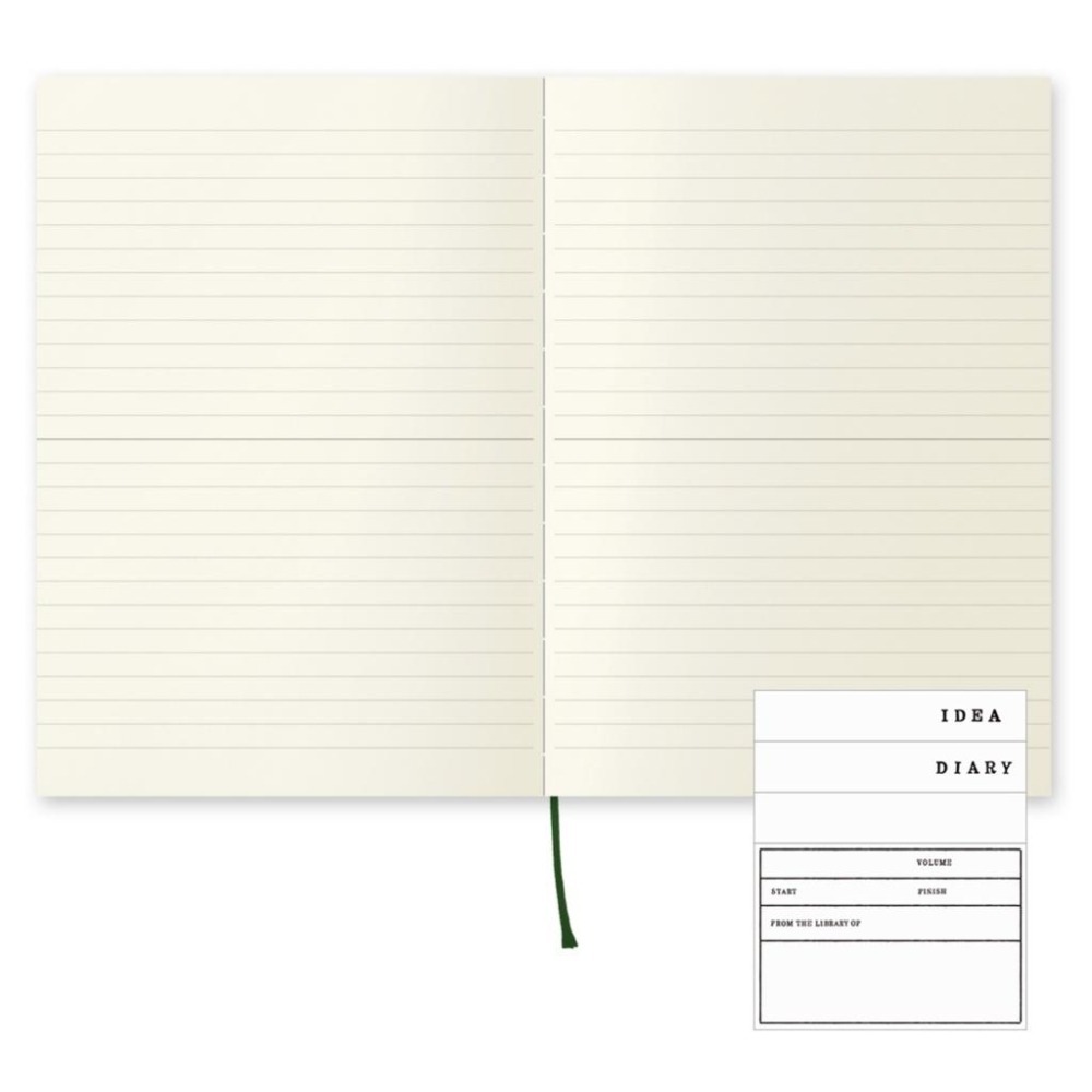 MIDORI MD Notebook 筆記本 A5 尺寸 「空白/方格/橫線」『無罫/方眼罫/横罫』【立夏手帳生活】-細節圖7