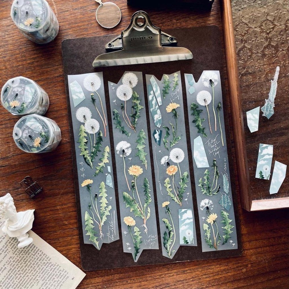 『霧面PET膠帶分裝』羊君 Pieces of./蒔果序/Travel around./蒲雪/掠影/忒緹絲/群青-細節圖2