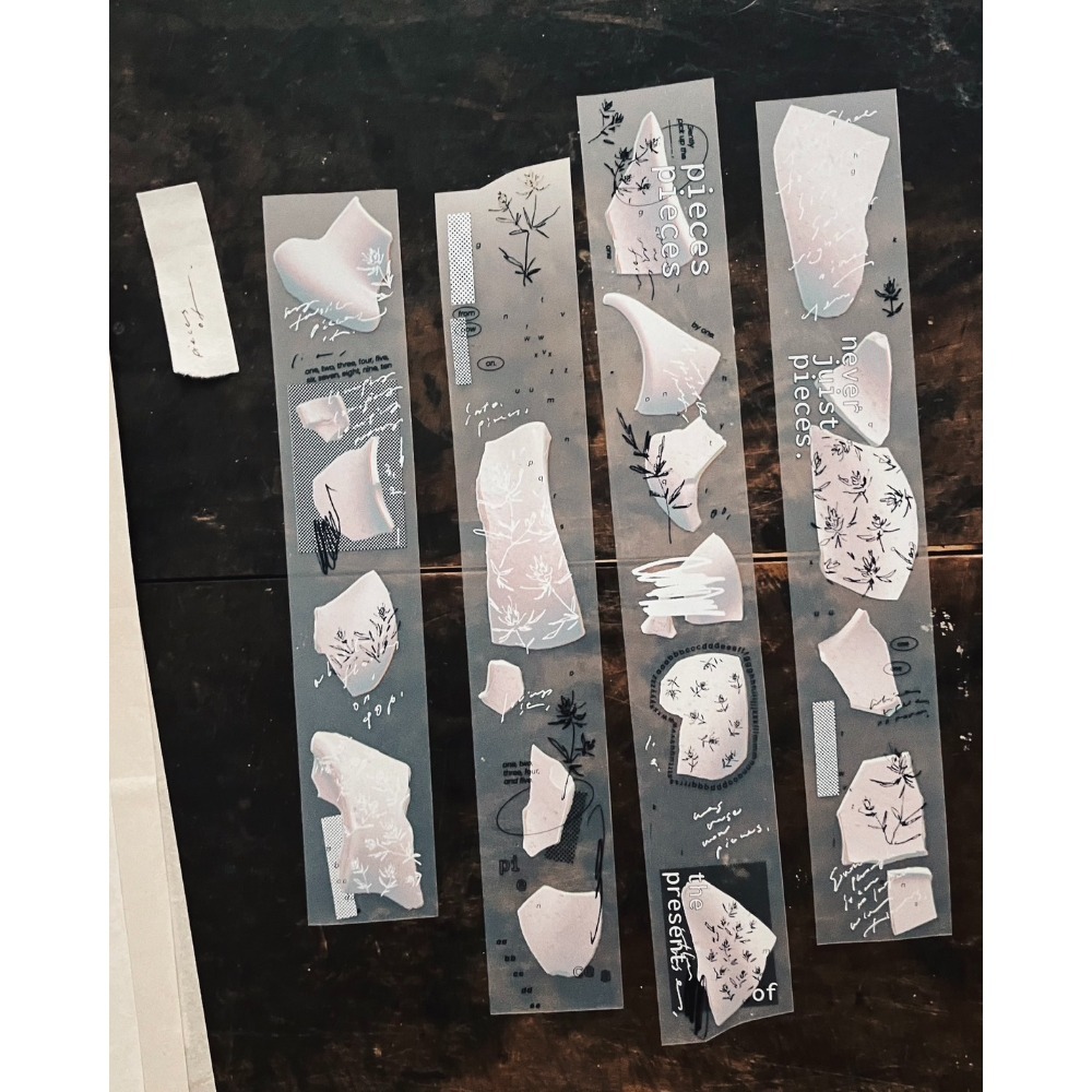 Pieces of.【4cm霧面PET】