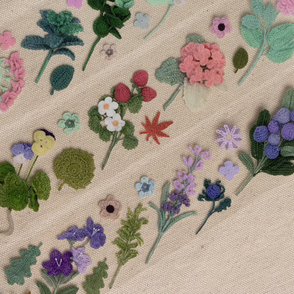 『透明PET膠帶分裝』樂意 片花-繡球花瓣-/玉香-白玫瑰-/珠綴/偷閒少女/咲繡/粉色聖誕-細節圖2