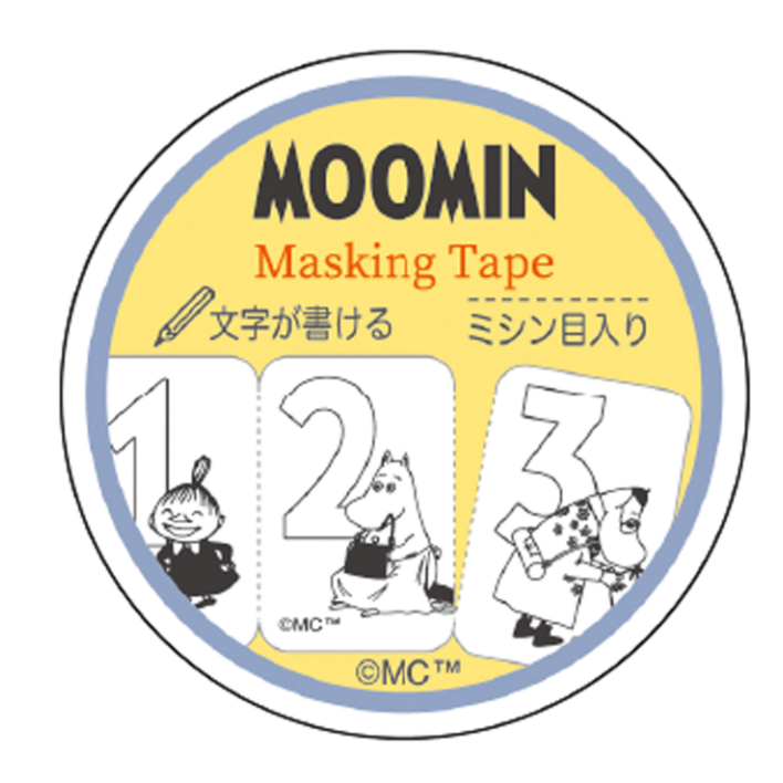 嚕嚕米 moomin 有裁線 標籤紙膠帶 共4款 姆明【立夏手帳生活】-細節圖3