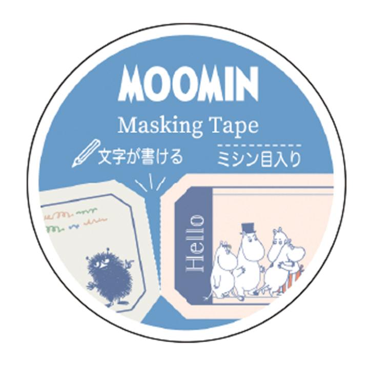 嚕嚕米 moomin 有裁線 標籤紙膠帶 共4款 姆明【立夏手帳生活】-細節圖5