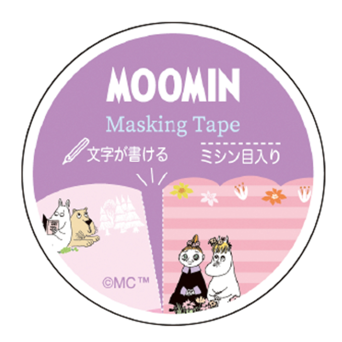 嚕嚕米 moomin 有裁線 標籤紙膠帶 共4款 姆明【立夏手帳生活】-細節圖7