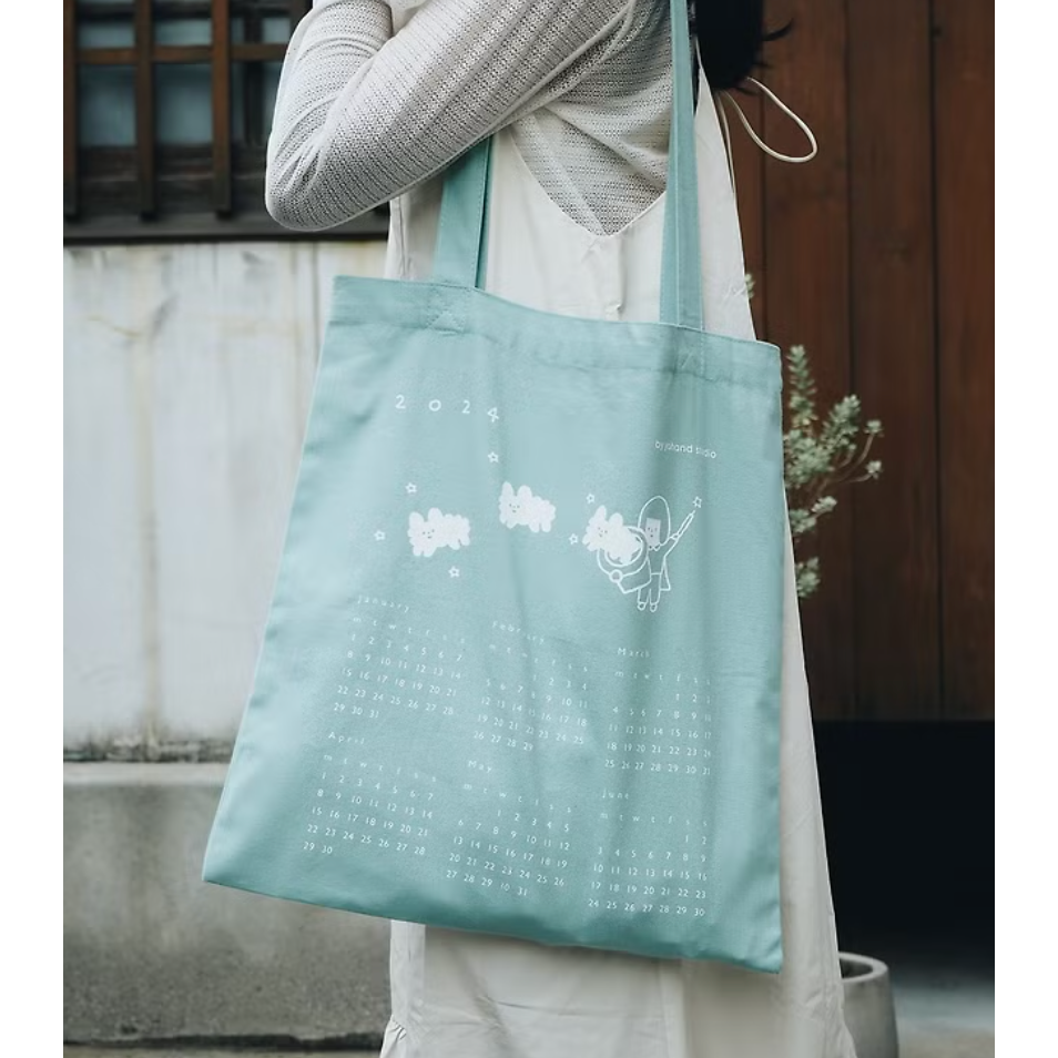 右手超人 2024年 掛包 月曆帆布袋【立夏手帳生活】-細節圖4