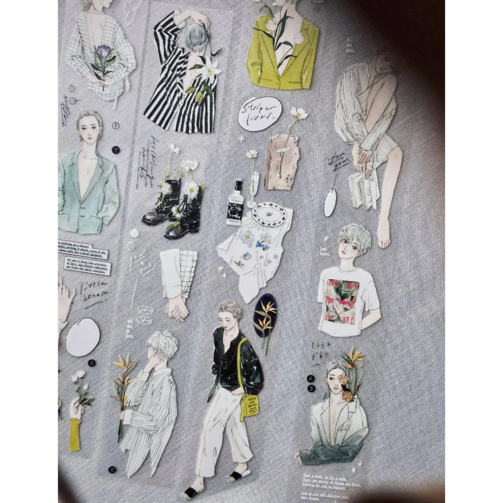 『膠帶分裝』羊君 LIMBO/蕪光/天堂鳥/白日/半日/the fabric label/花格貝母/水面之下/WATER-細節圖3