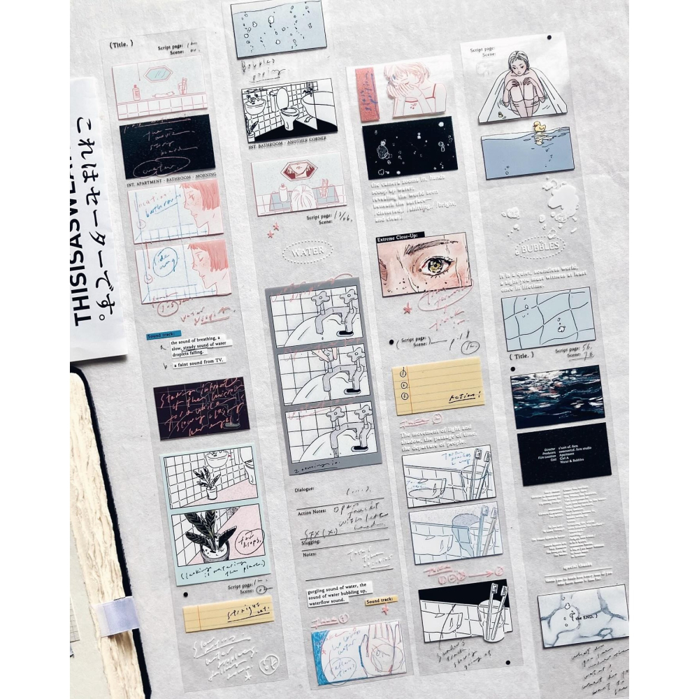 『膠帶分裝』羊君 LIMBO/蕪光/天堂鳥/白日/半日/the fabric label/花格貝母/水面之下/WATER-細節圖10