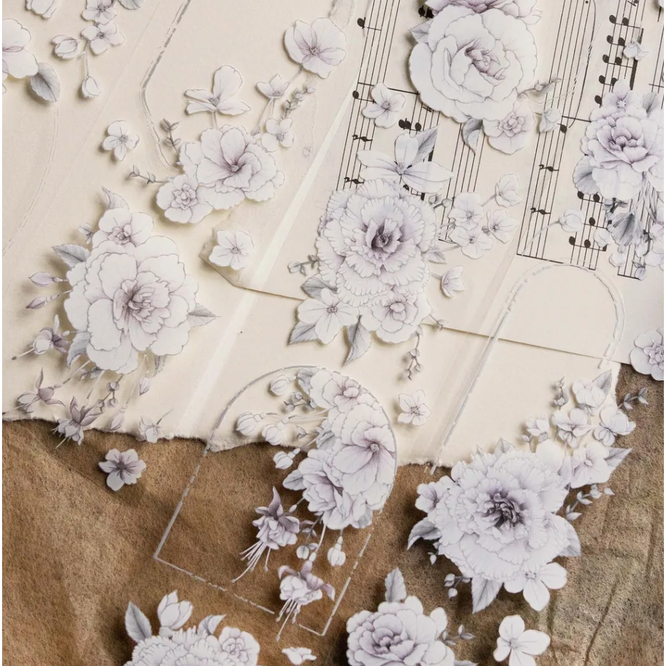 『紙膠帶分裝』樂意 蘊繡/雨色/對花集:彼岸花間/對花集:玫瑰與水仙/對花集:遊園記/微光-海棠花-/黯光-海棠花--細節圖6