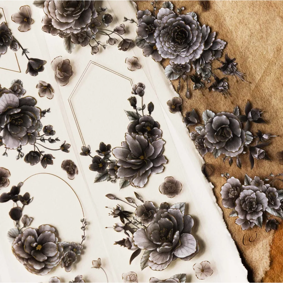 『紙膠帶分裝』樂意 蘊繡/雨色/對花集:彼岸花間/對花集:玫瑰與水仙/對花集:遊園記/微光-海棠花-/黯光-海棠花--細節圖7