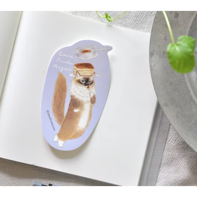補補貓・大衛煮愛 咖啡色系的滋味 防水貼紙 共9款【立夏手帳生活】-細節圖6