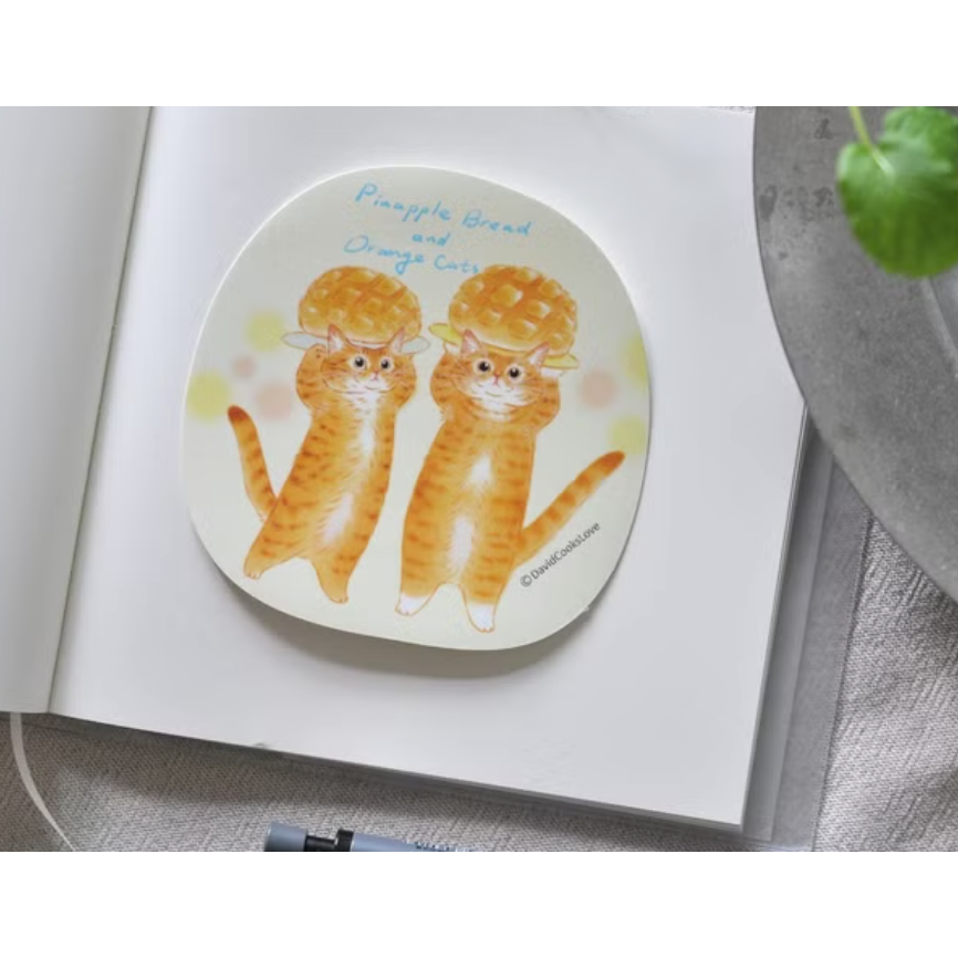 補補貓・大衛煮愛 咖啡色系的滋味 防水貼紙 共9款【立夏手帳生活】-規格圖10