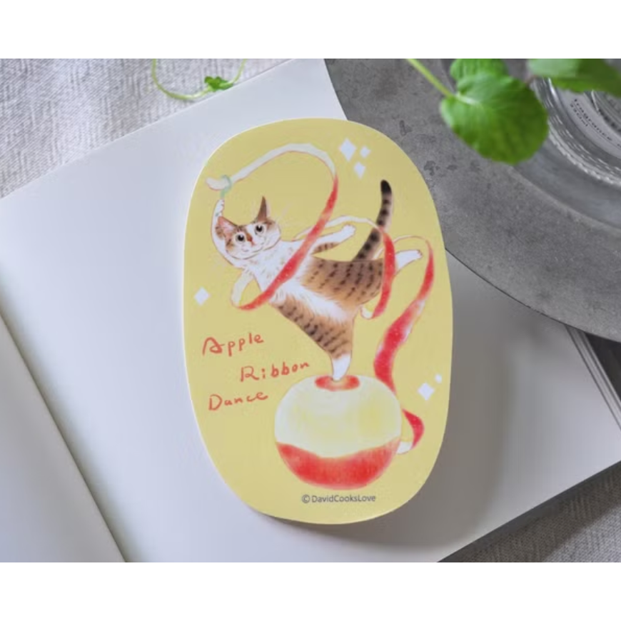 補補貓・大衛煮愛 咖啡色系的滋味 防水貼紙 共9款【立夏手帳生活】-規格圖10