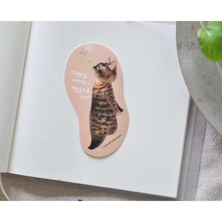 補補貓・大衛煮愛 咖啡色系的滋味 防水貼紙 共9款【立夏手帳生活】-規格圖10