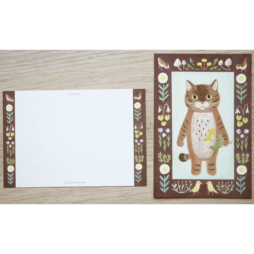 【經典26款】4legs 明信片 4 legs 貓咪 日本製【立夏手帳生活】-規格圖1