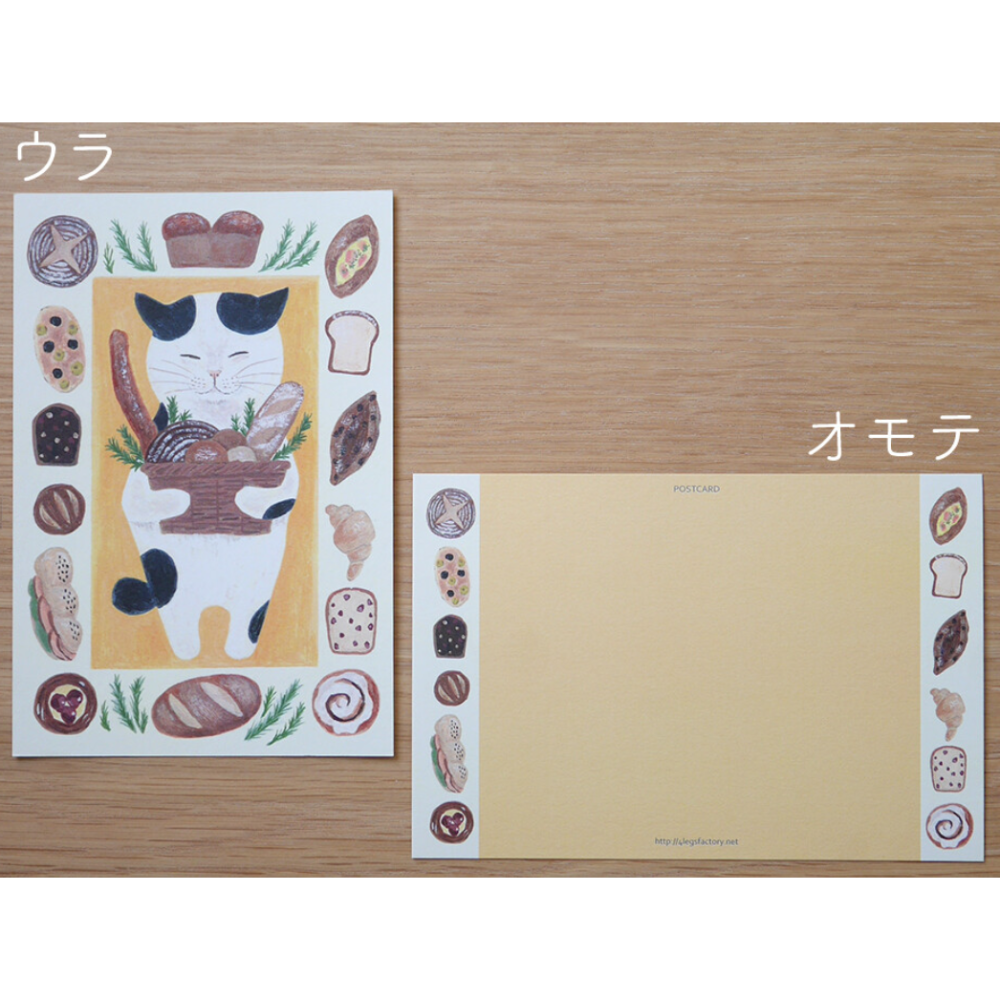 【經典26款】4legs 明信片 4 legs 貓咪 日本製【立夏手帳生活】-規格圖1