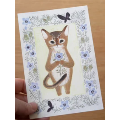 【經典26款】4legs 明信片 4 legs 貓咪 日本製【立夏手帳生活】-規格圖1