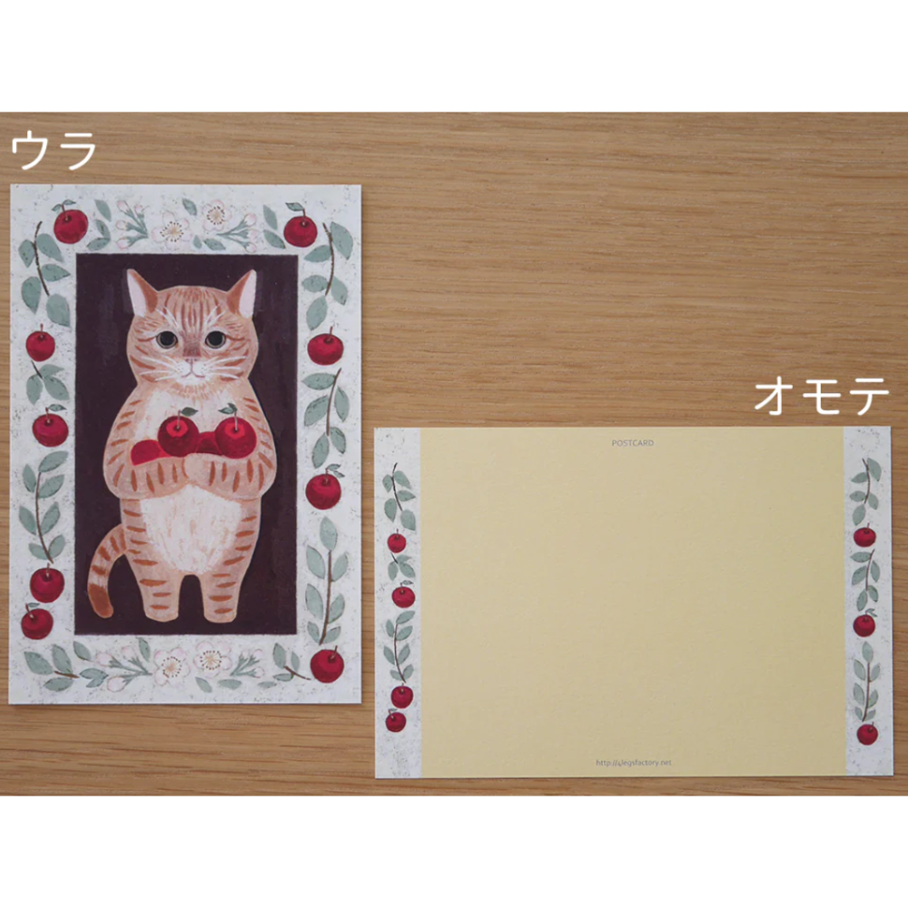 【經典26款】4legs 明信片 4 legs 貓咪 日本製【立夏手帳生活】-規格圖1