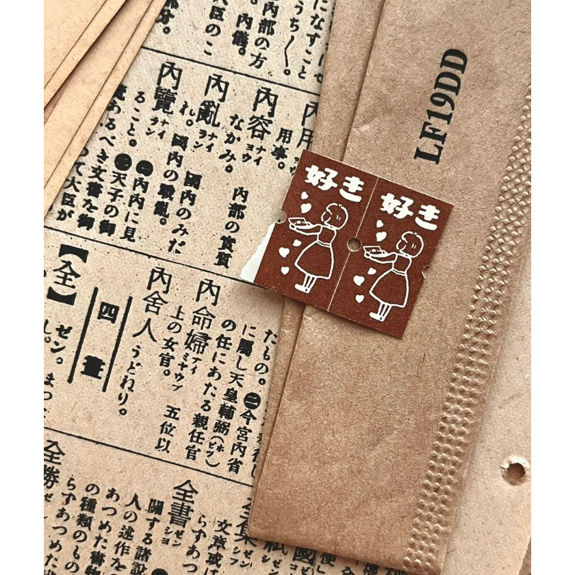 【整卷/分裝】微瘋畫室 標籤貼紙卷「好き/限定品」共2款【立夏手帳生活】-細節圖3