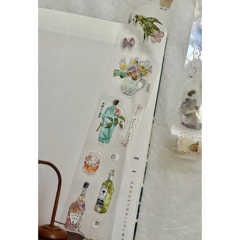 【改版5m亮面割型】Pion mini girl 3.5cm 割型亮面PET膠帶【立夏手帳生活】-細節圖4