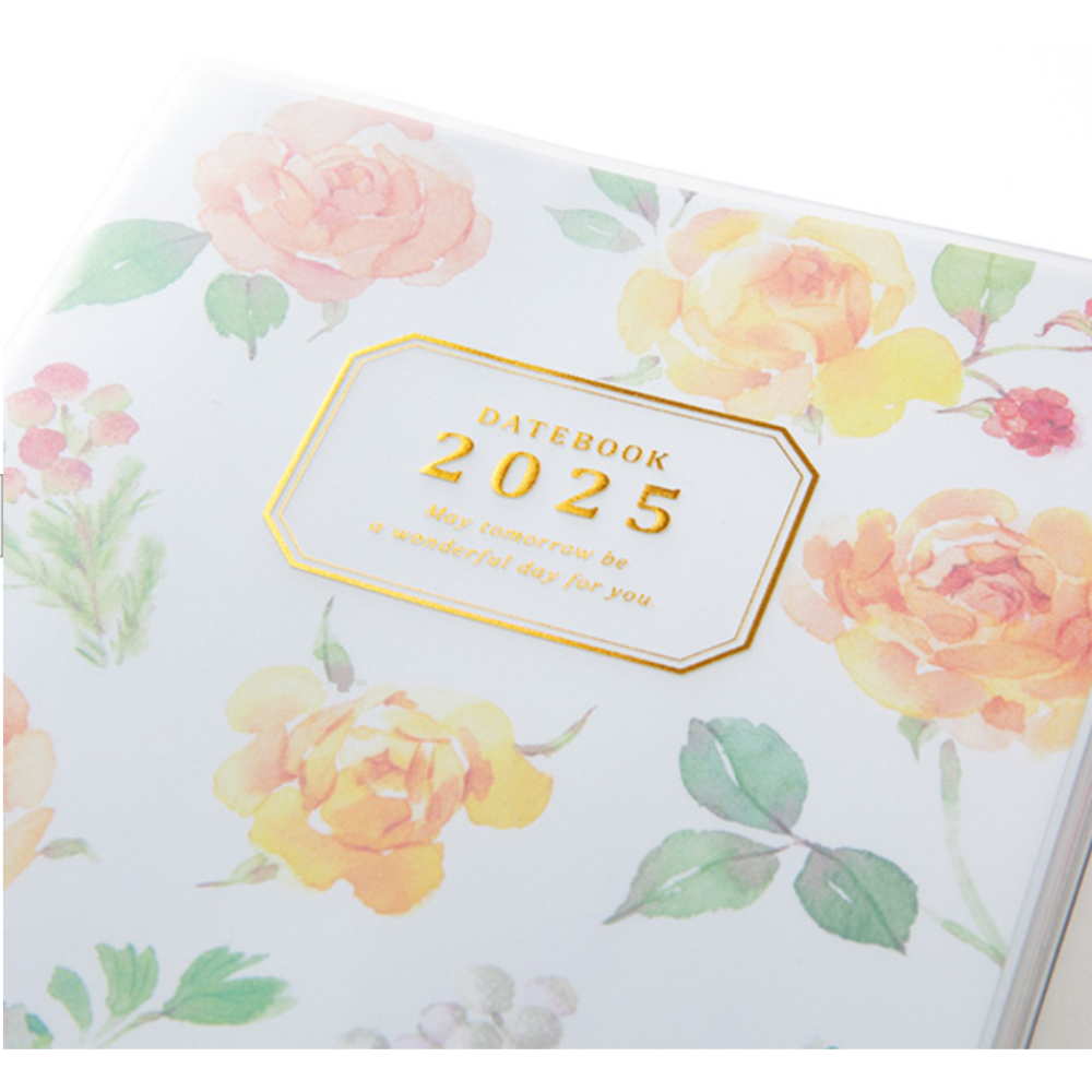 【A6/B6雙尺寸】Midori 2025手帳「花卉花語款」週計畫 筆記本 日記本 週記本【立夏手帳生活】-細節圖2