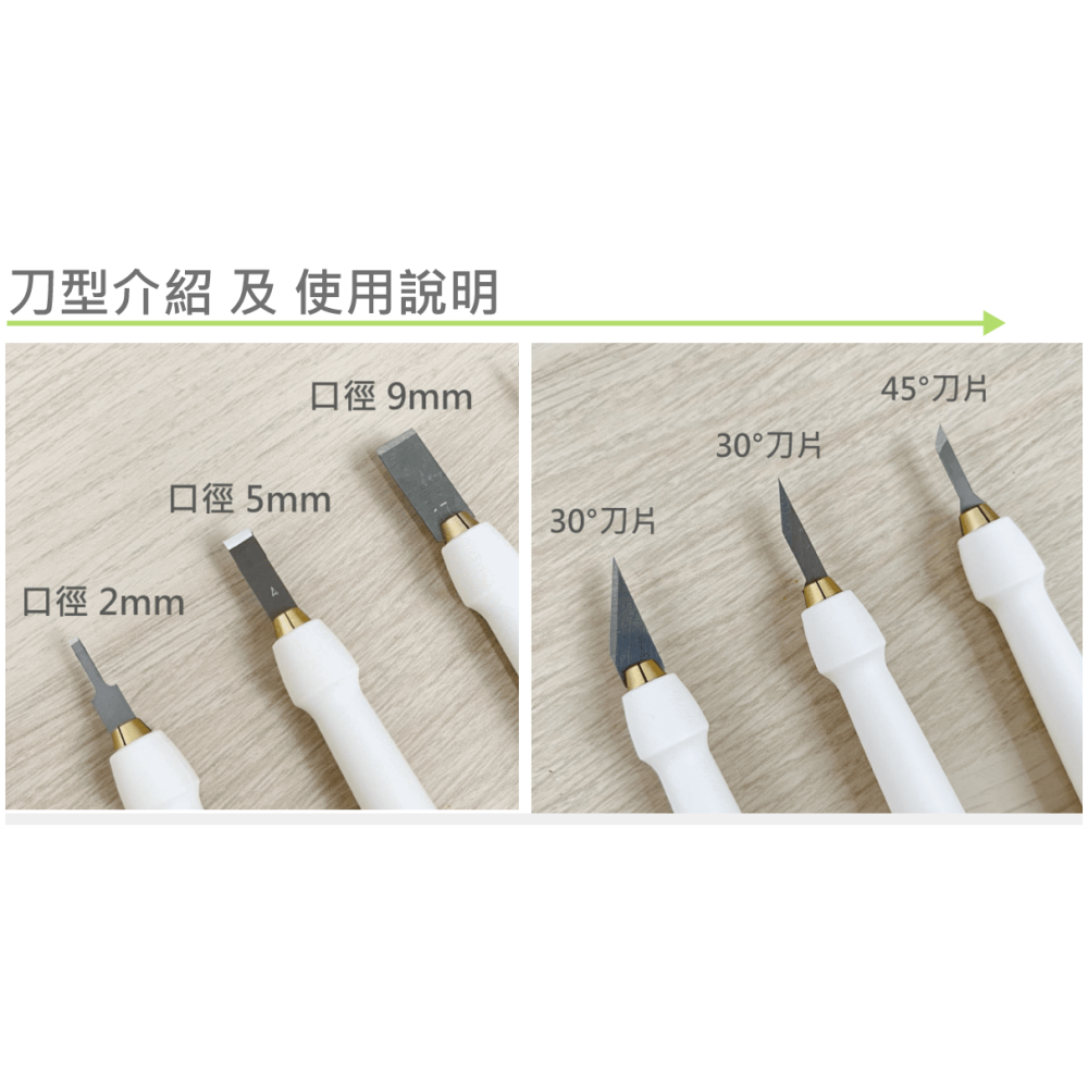 iMAT 專業筆刀 安全防滑 附6種不同刀片【立夏手帳生活】-細節圖3