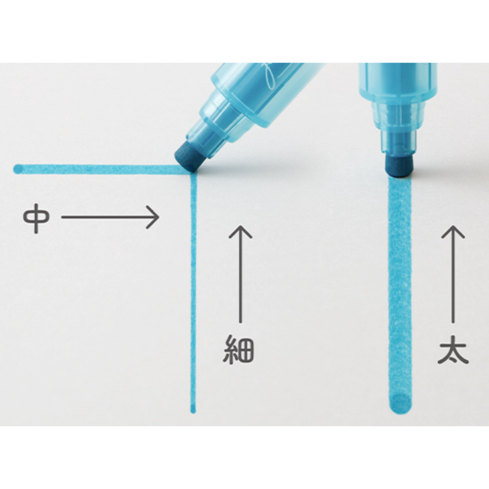 【6種色系】Midori 水性連結筆 螢光筆【立夏手帳生活】-細節圖2