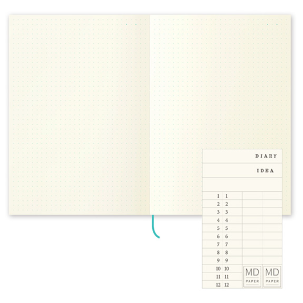 【A6/新書/A5/A7】MIDORI MD「點點筆記本」A5尺寸 A6尺寸 A7尺寸 新書尺寸 手帳本【立夏手帳生活】-細節圖3