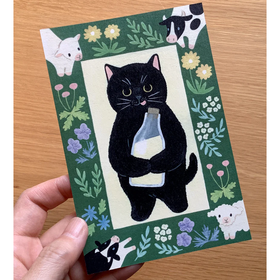 【新系列16款】4legs 明信片 4 legs 貓咪 日本製【立夏手帳生活】-細節圖4