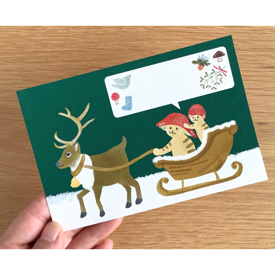 【新系列16款】4legs 明信片 4 legs 貓咪 日本製【立夏手帳生活】-細節圖7