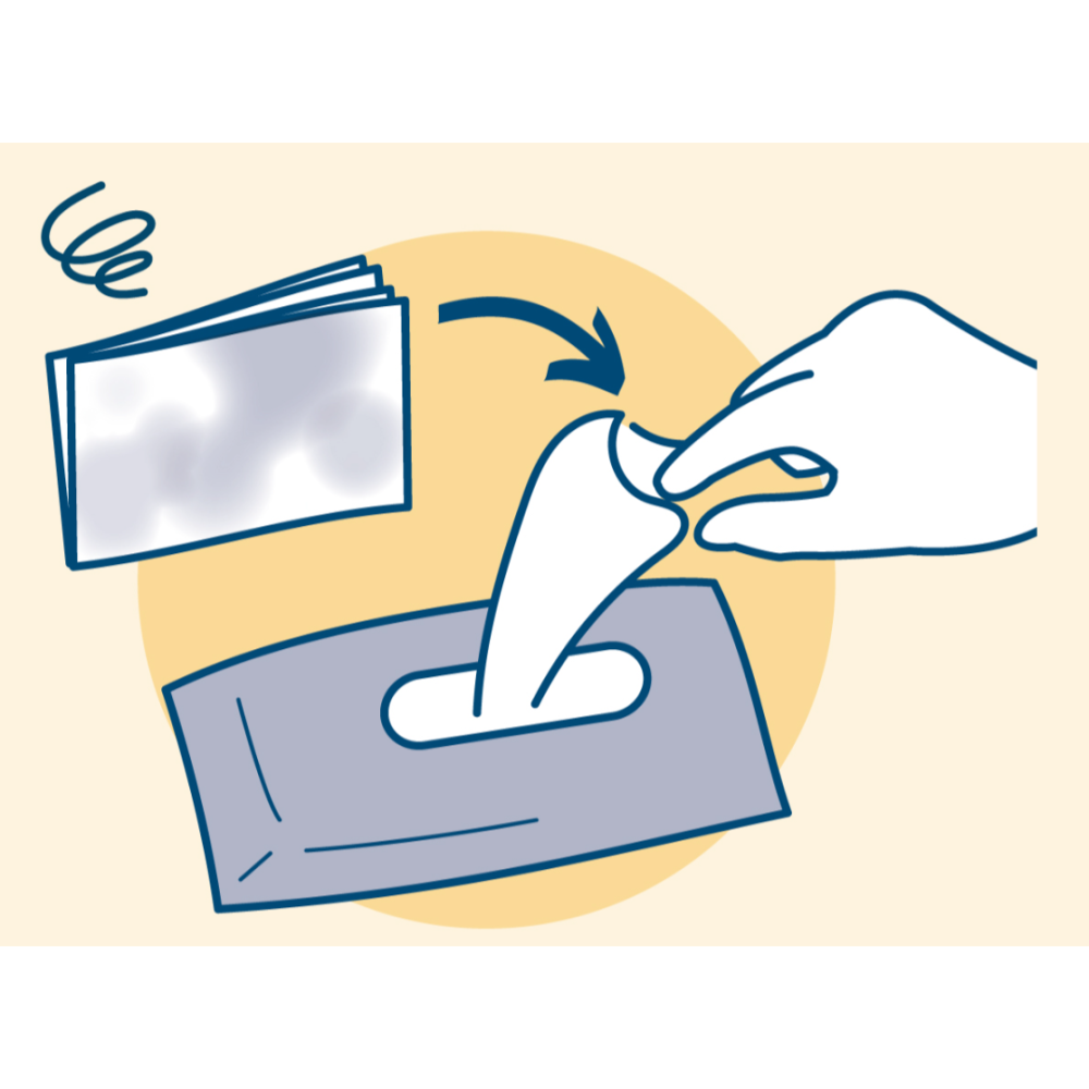 Shachihata寫吉達 印章清潔布 30枚入【立夏手帳生活】-細節圖3