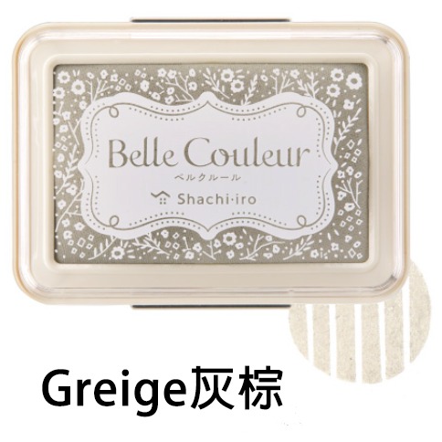 【深色紙相性◎】Shachihata寫吉達 Belle Couleur 油性印台 共8色【立夏手帳生活】-規格圖8