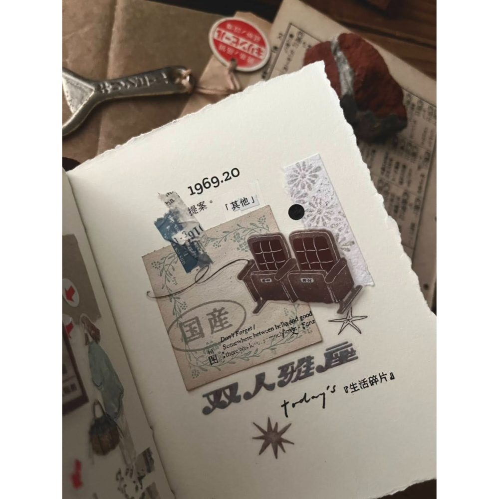 微瘋畫室 映画館Cinema 5cm 霧面PET膠帶【立夏手帳生活】-細節圖9