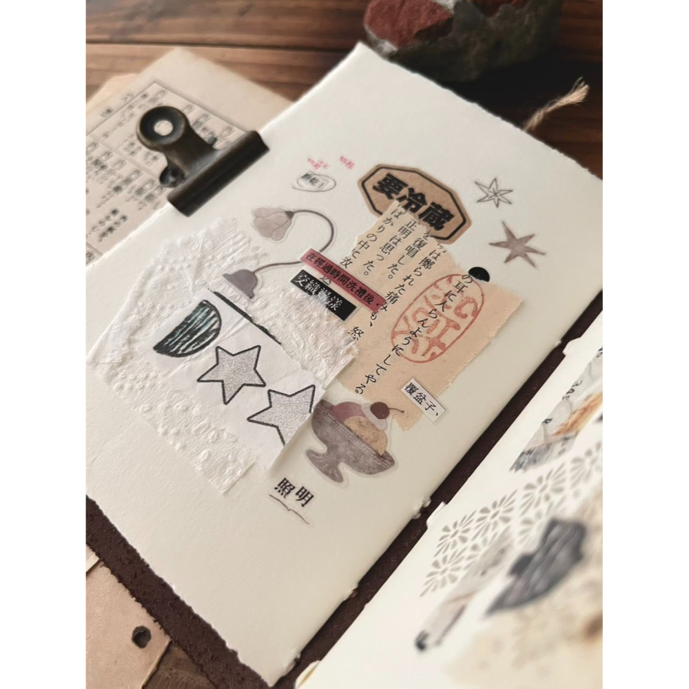 微瘋畫室 喫茶店Kissaten 5cm 霧面PET膠帶【立夏手帳生活】-細節圖9