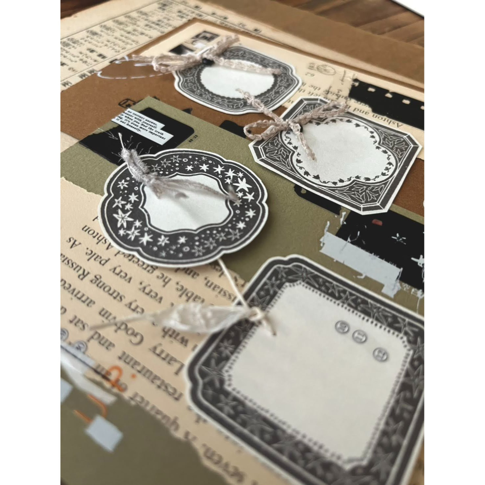 【2款】微瘋畫室「花綵Floral wreath/星灯Star light」便箋本【立夏手帳生活】-細節圖2