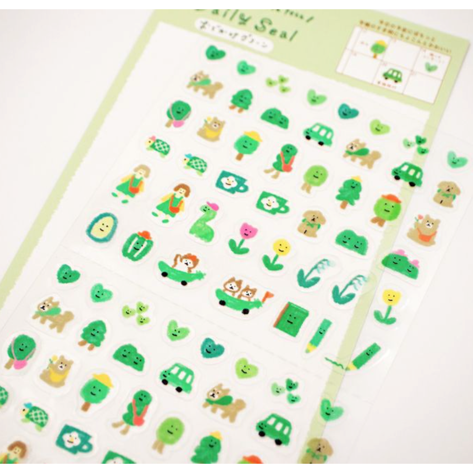 【新6款】古川紙工 每日小貼紙 透明貼紙組 手帳日記拼貼裝飾 日本製【立夏手帳生活】-規格圖6
