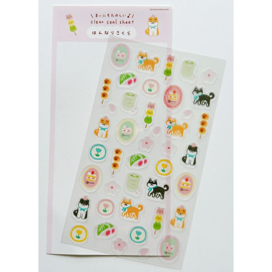 【2025春天款】古川紙工 每日小貼紙 透明貼紙組 手帳日記拼貼裝飾 日本製【立夏手帳生活】-細節圖5