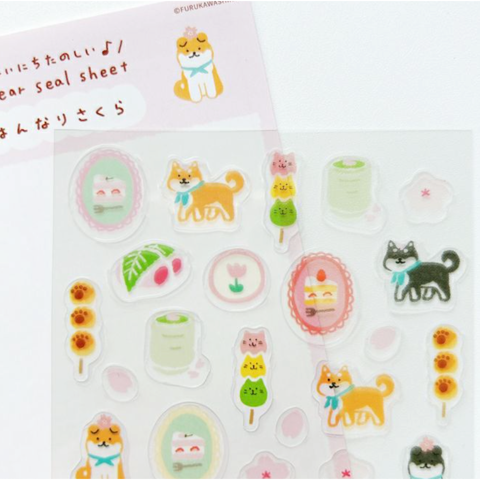 【2025春天款】古川紙工 每日小貼紙 透明貼紙組 手帳日記拼貼裝飾 日本製【立夏手帳生活】-細節圖6