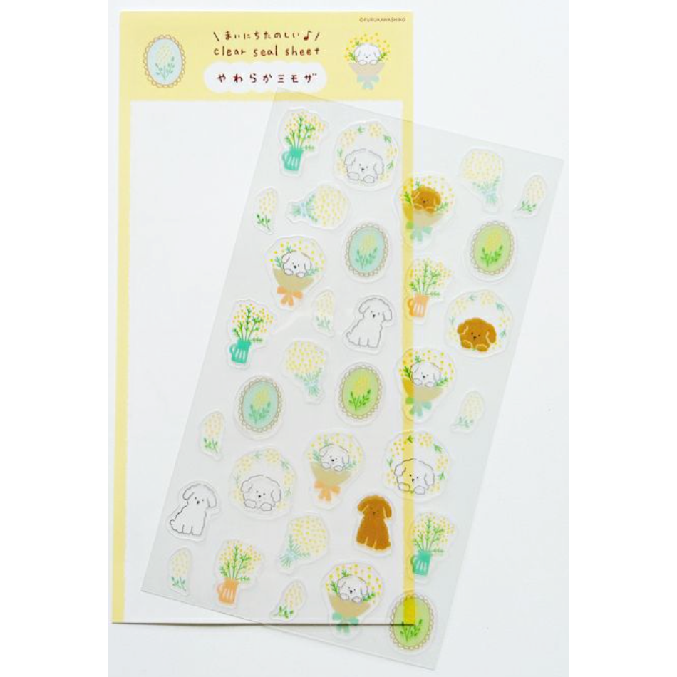 【2025春天款】古川紙工 每日小貼紙 透明貼紙組 手帳日記拼貼裝飾 日本製【立夏手帳生活】-細節圖8
