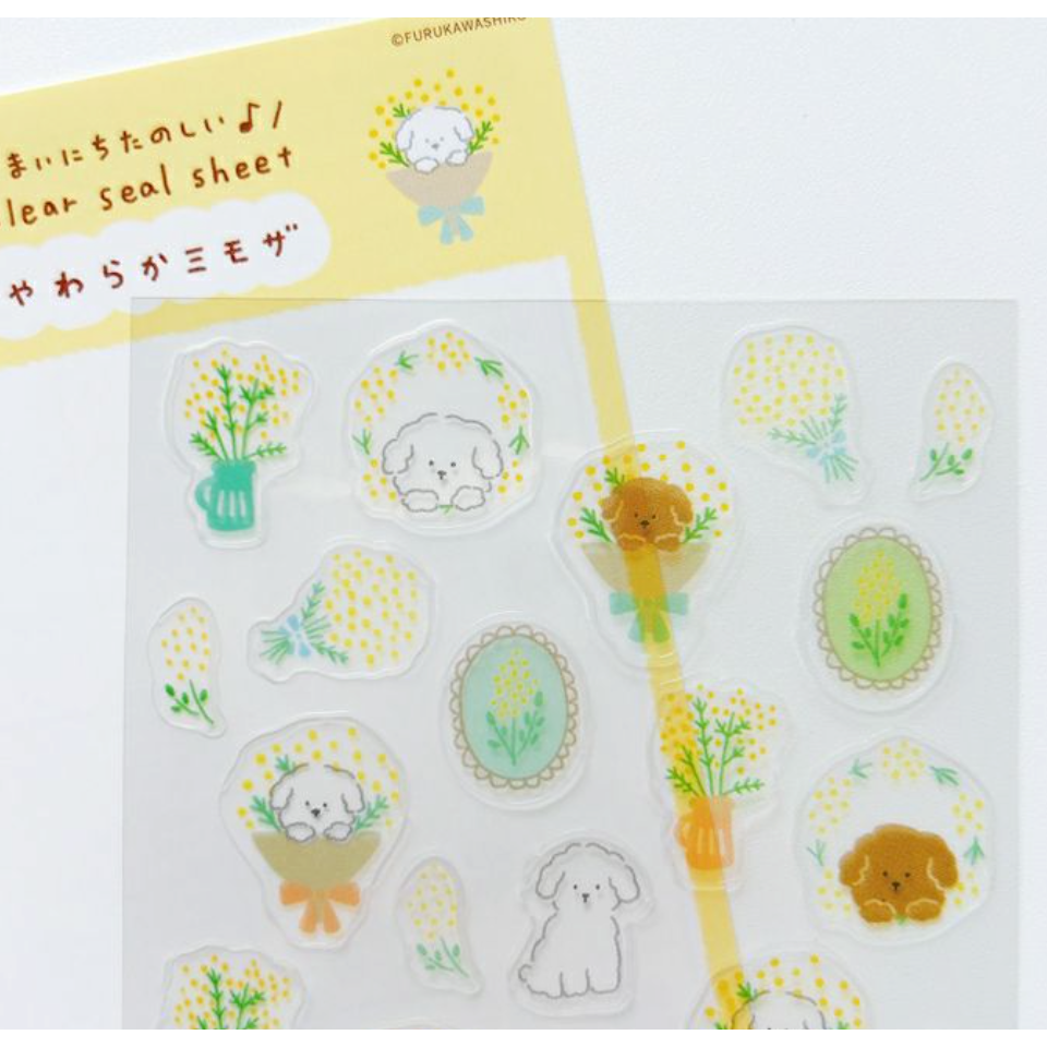 【2025春天款】古川紙工 每日小貼紙 透明貼紙組 手帳日記拼貼裝飾 日本製【立夏手帳生活】-細節圖9