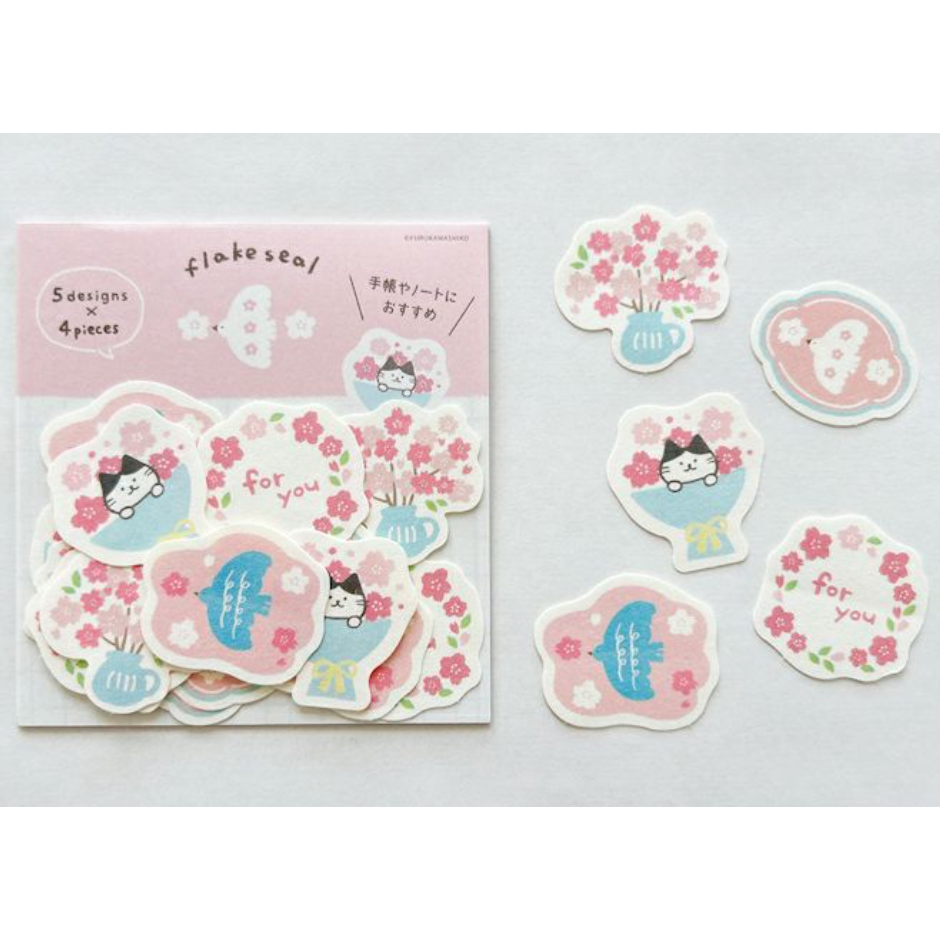 【2025春天款】古川紙工 割型貼紙包 手帳日記拼貼裝飾 日本製【立夏手帳生活】-規格圖8