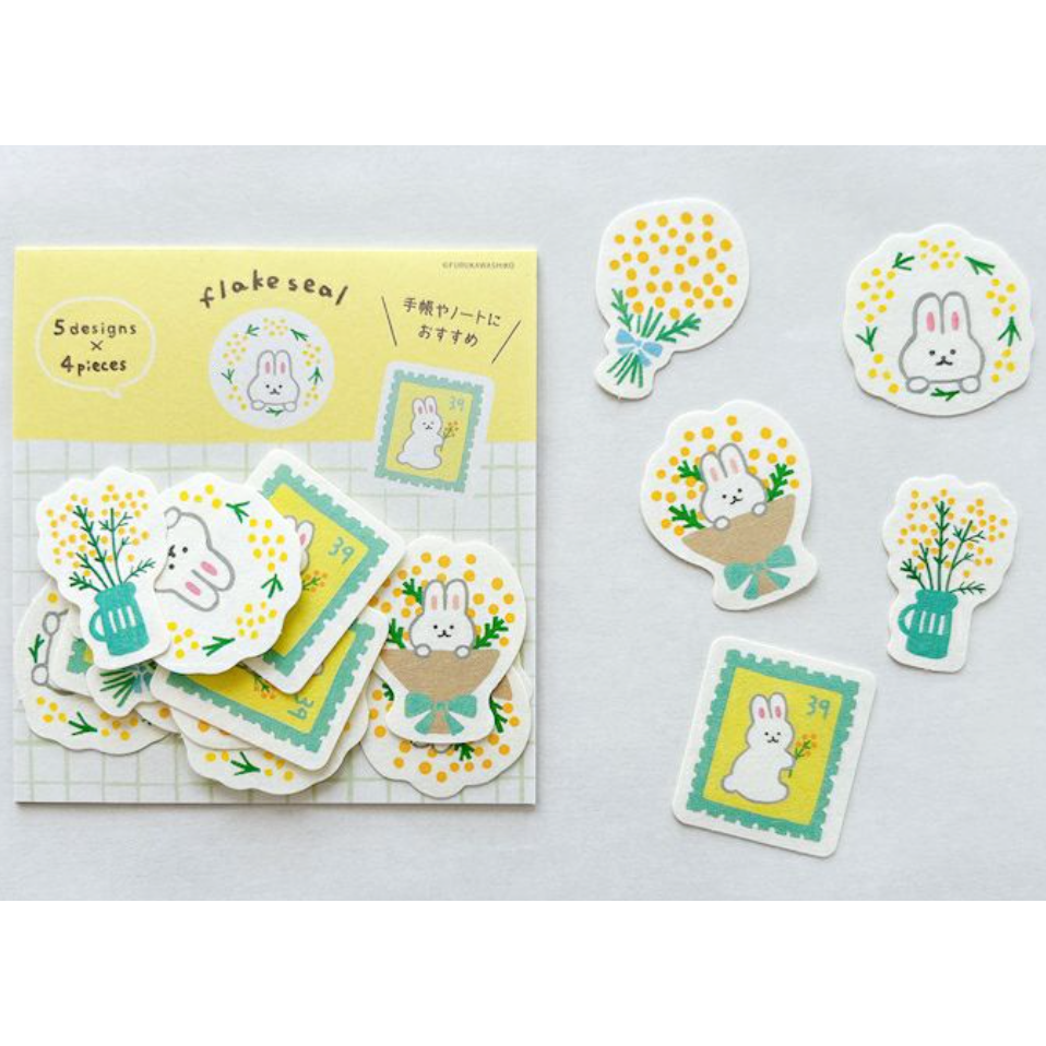 【2025春天款】古川紙工 割型貼紙包 手帳日記拼貼裝飾 日本製【立夏手帳生活】-規格圖8