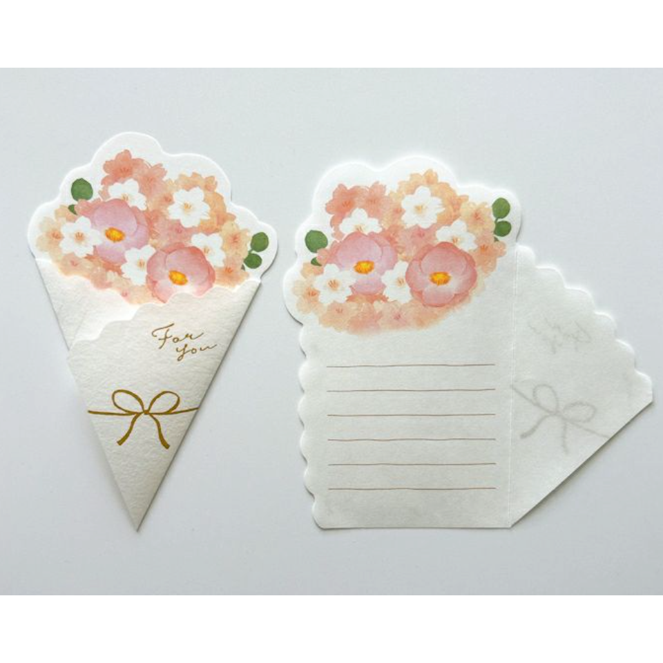 【3款】古川紙工 花束便簽信紙 美濃和紙 數量限定【立夏手帳生活】-規格圖7