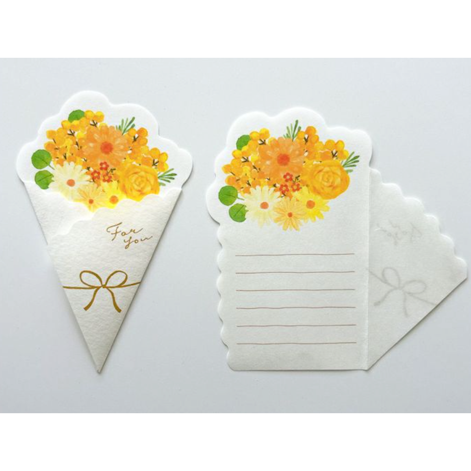 【3款】古川紙工 花束便簽信紙 美濃和紙 數量限定【立夏手帳生活】-規格圖7