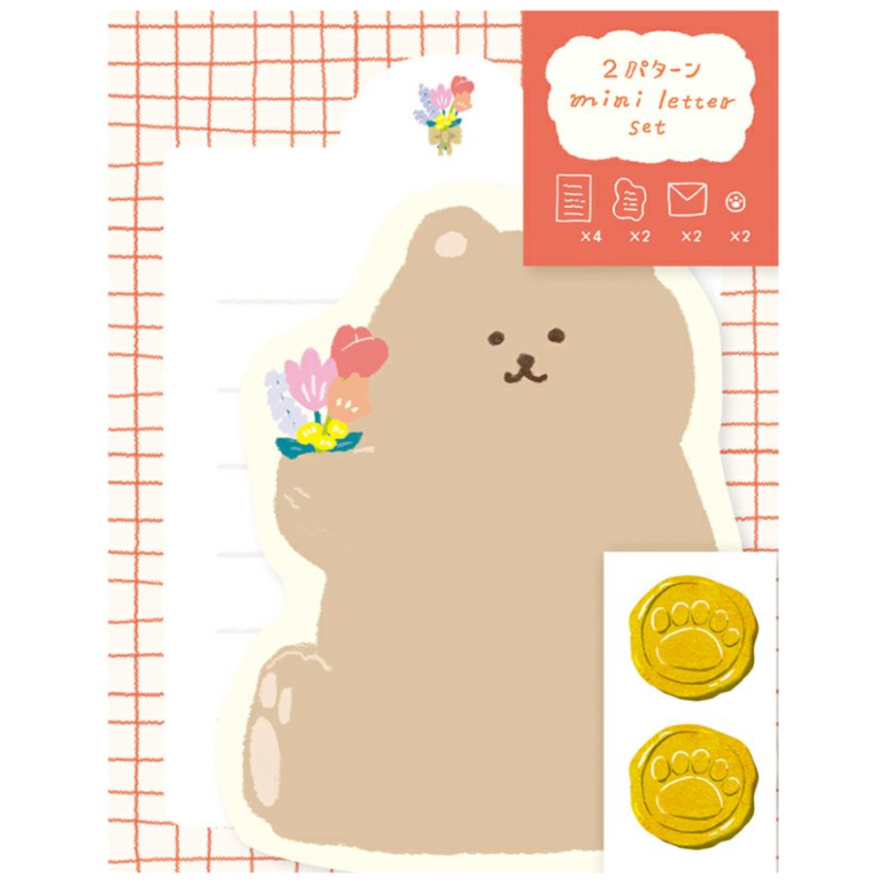 【4款】古川紙工 雙尺寸便簽信紙+貼紙 信封信紙組 美濃和紙 數量限定【立夏手帳生活】-細節圖5