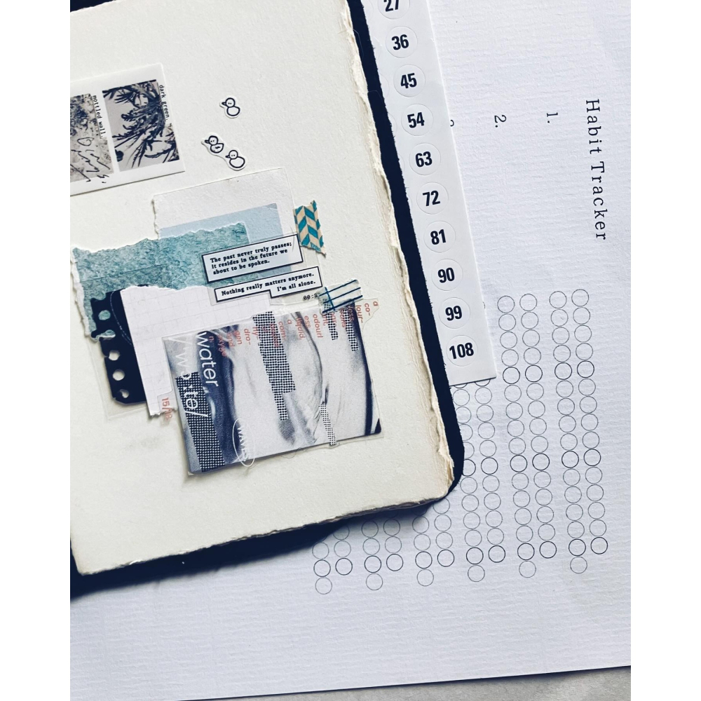 羊君 WATER WATER 4cm水的攝影亮面PET膠帶【立夏手帳生活】-細節圖4