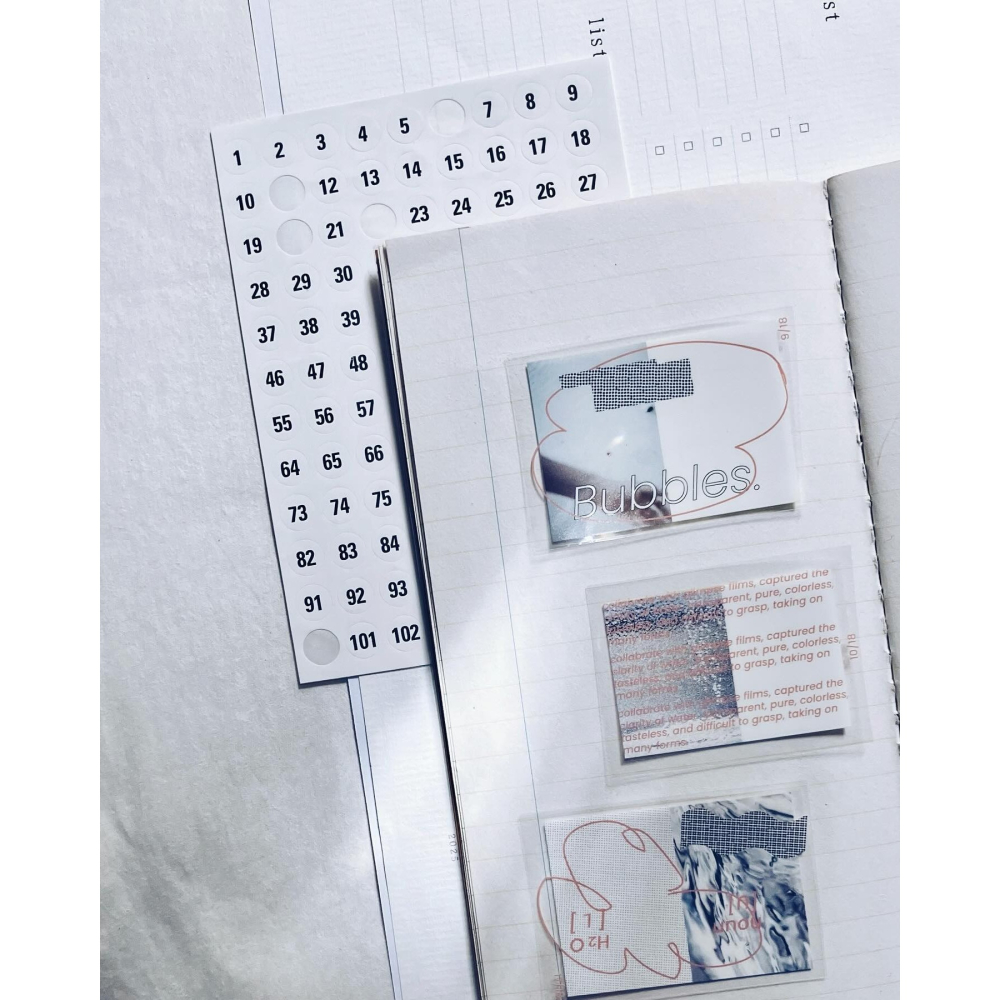 羊君 WATER WATER 4cm水的攝影亮面PET膠帶【立夏手帳生活】-細節圖5