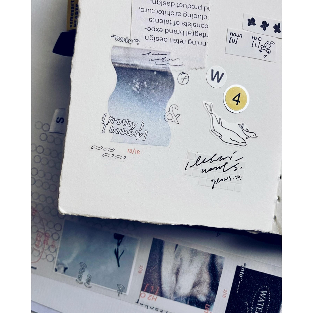 羊君 WATER WATER 4cm水的攝影亮面PET膠帶【立夏手帳生活】-細節圖6