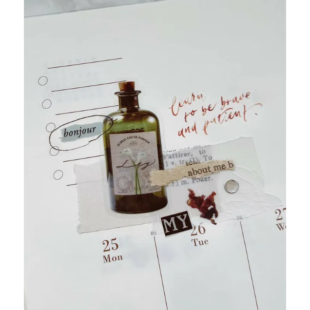 茄子先生 野餐家家酒 透明貼紙組 【立夏手帳生活】-細節圖7