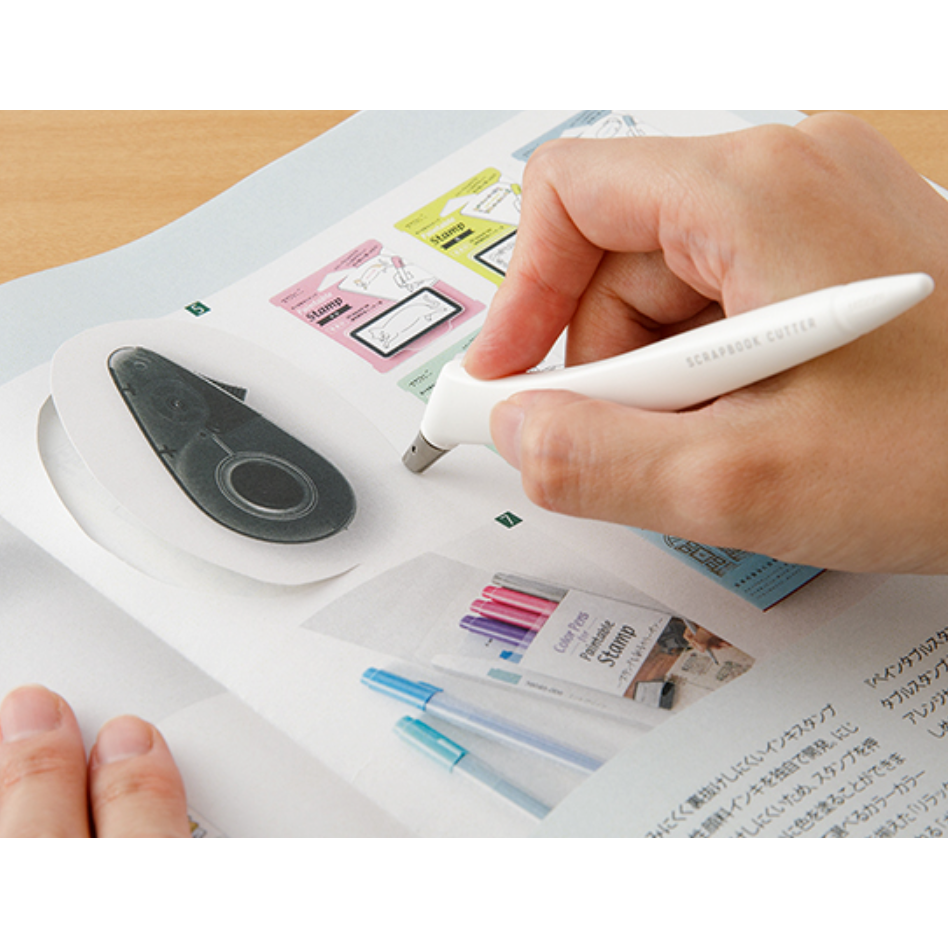 MIDORI 旋轉陶瓷裁切刀 MD 裁紙 剪貼 美工刀 剪刀 拼貼【立夏手帳生活】-細節圖5