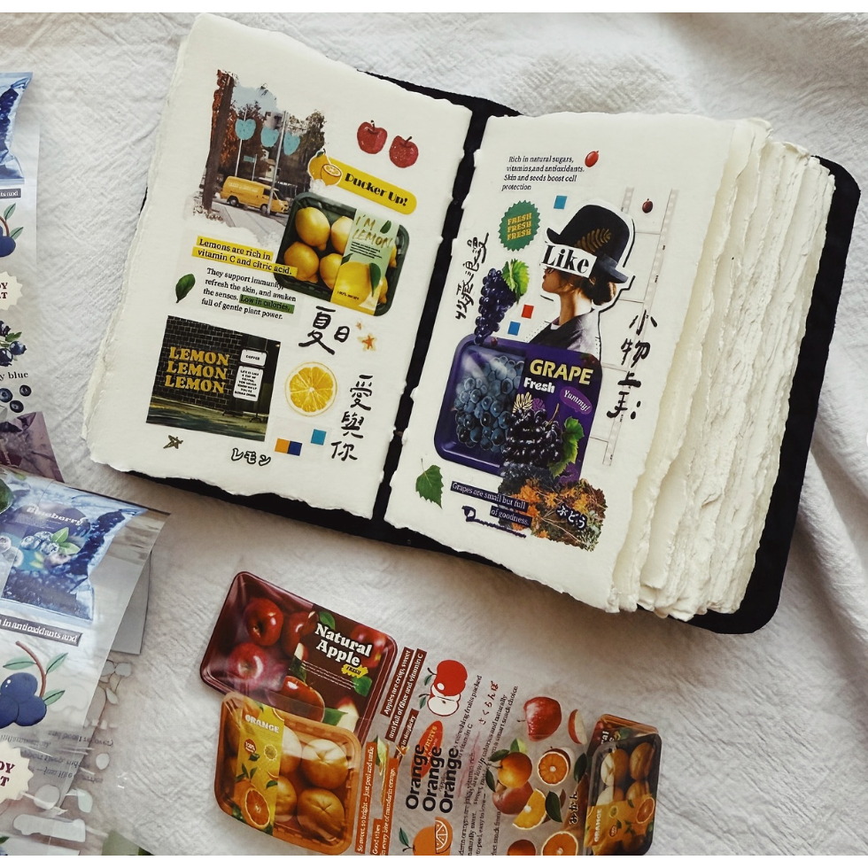 【3款】莫非是芝麻球 生鮮超市「肉品篇/蔬菜篇/水果篇」3.5cm亮面PET紙膠帶【立夏手帳生活】-細節圖7